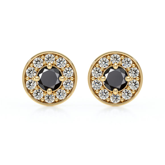 Boucles d’oreilles diamant noir Coup de Foudre - 1