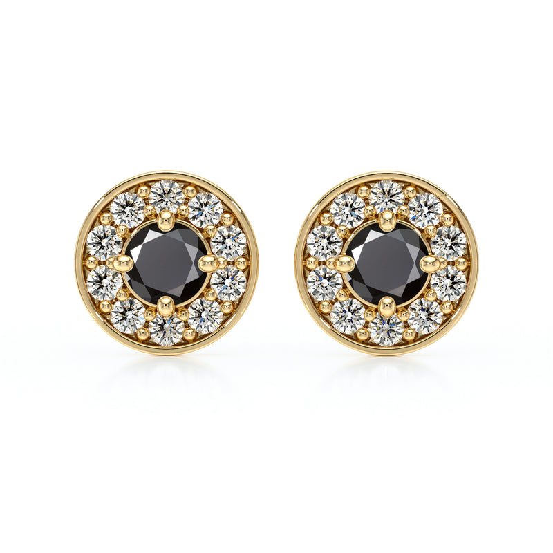 Boucles d’oreilles diamant noir Coup de Foudre - 1