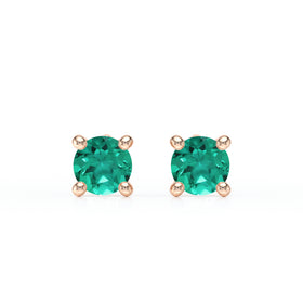 Boucles d’oreilles émeraude Lune de Miel - 1