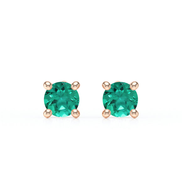 Boucles d’oreilles émeraude Lune de Miel - 1