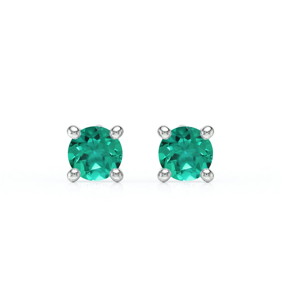 Boucles d’oreilles émeraude Lune de Miel - 1