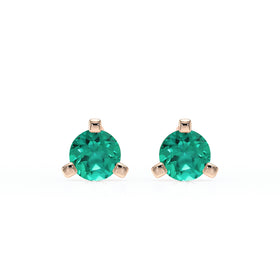Boucles d’oreilles émeraude Lune de Miel - 2