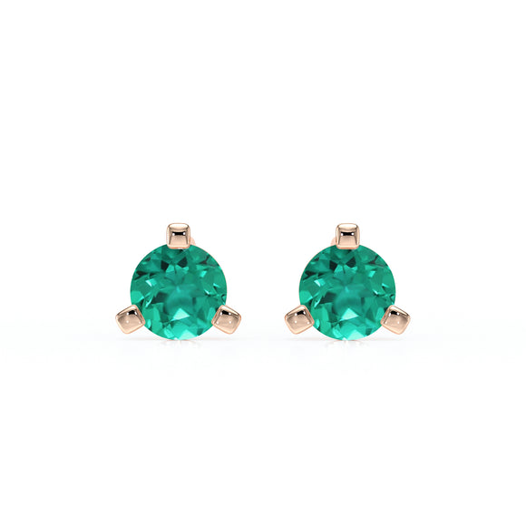 Boucles d’oreilles émeraude Lune de Miel - 2
