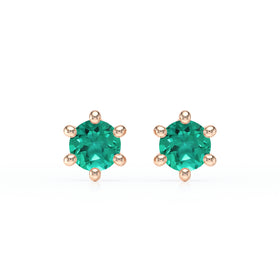 Boucles d’oreilles émeraude Premier Amour - 1