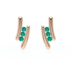 Boucles d’oreilles émeraude Premier Pas - 1