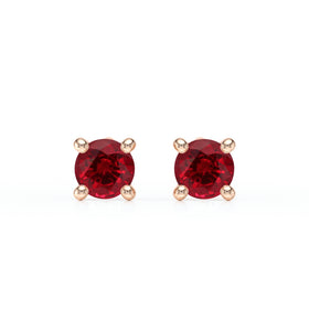 Boucles d’oreilles rubis Lune de Miel - 1