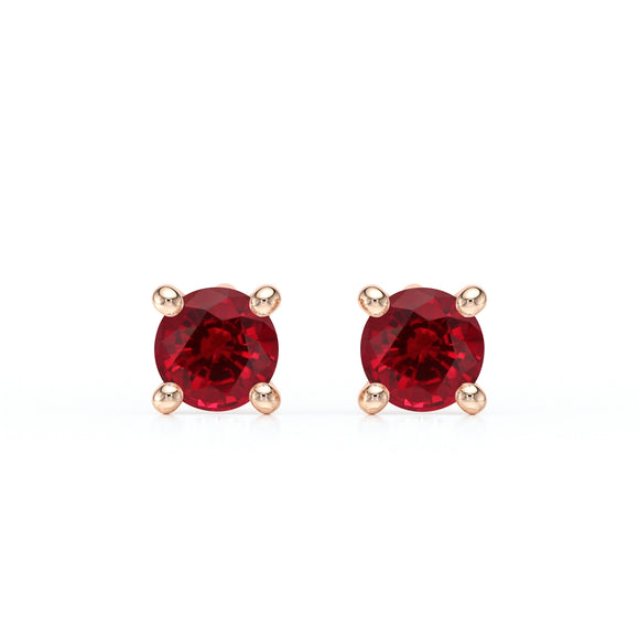 Boucles d’oreilles rubis Lune de Miel - 1