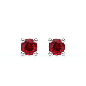 Boucles d’oreilles rubis Lune de Miel - 1