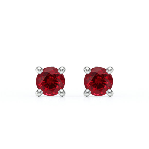 Boucles d’oreilles rubis Lune de Miel - 1