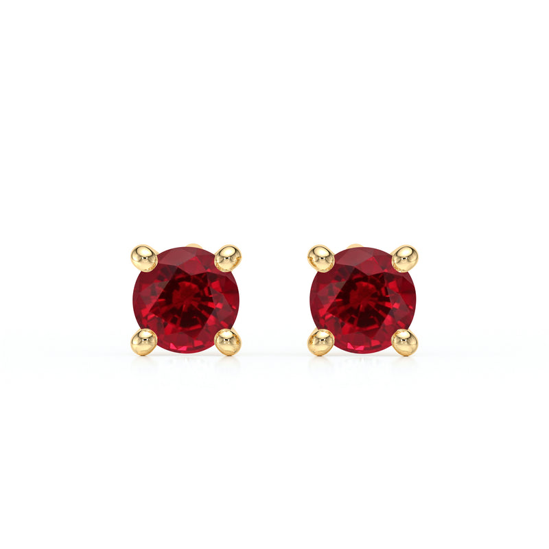 Boucles d’oreilles rubis Lune de Miel - 1
