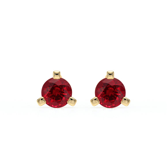 Boucles d’oreilles rubis Lune de Miel - 2