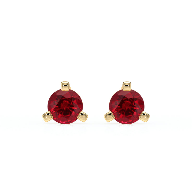 Boucles d’oreilles rubis Lune de Miel - 2