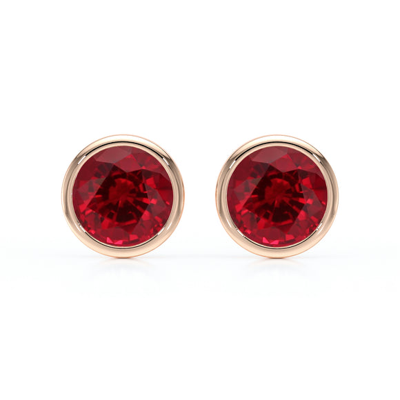 Boucles d’oreilles rubis Nuit de Noces - 1