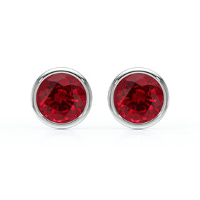 Boucles d’oreilles rubis Nuit de Noces - 1