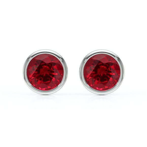 Boucles d’oreilles rubis Nuit de Noces - 1