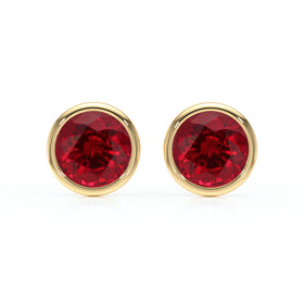 Boucles d’oreilles rubis Nuit de Noces - 1