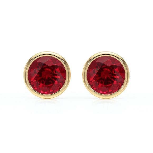 Boucles d’oreilles rubis Nuit de Noces - 1