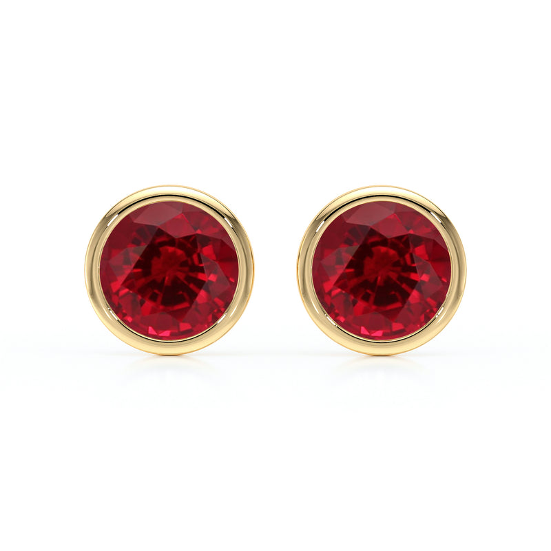 Boucles d’oreilles rubis Nuit de Noces - 1