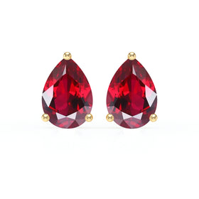 Boucles d’oreilles rubis Une Promesse - 1