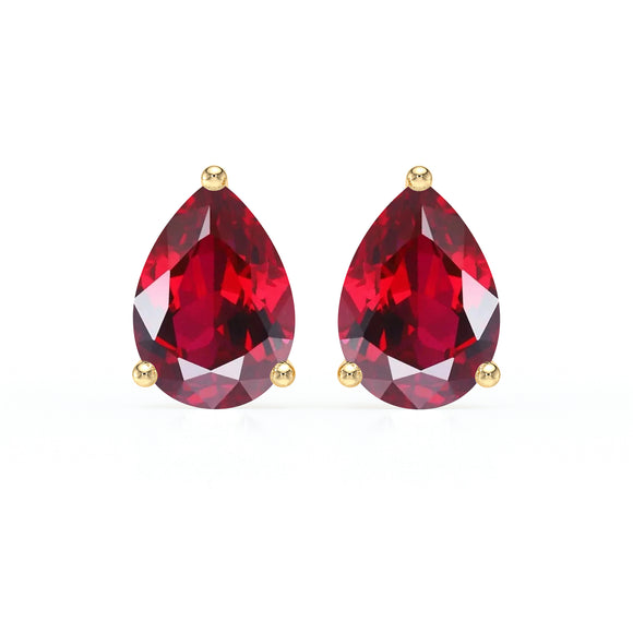 Boucles d’oreilles rubis Une Promesse - 1