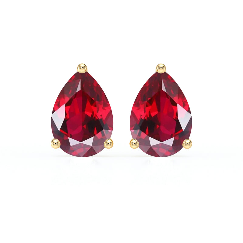 Boucles d’oreilles rubis Une Promesse - 1