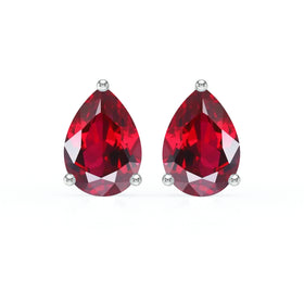 Boucles d’oreilles rubis Une Promesse - 1