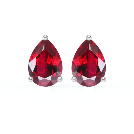 Boucles d’oreilles rubis Une Promesse - 1