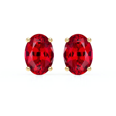 Boucles d’oreilles rubis Une Promesse - 2