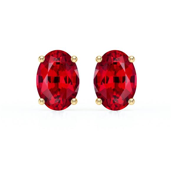 Boucles d’oreilles rubis Une Promesse - 2