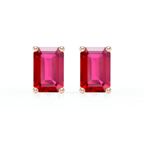 Boucles d’oreilles rubis Une Promesse - 3