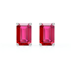 Boucles d’oreilles rubis Une Promesse - 3