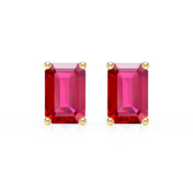 Boucles d’oreilles rubis Une Promesse - 3