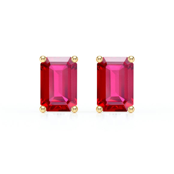 Boucles d’oreilles rubis Une Promesse - 3