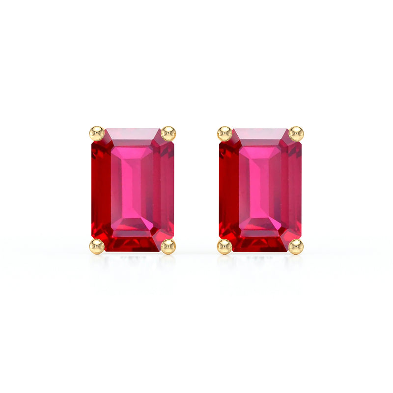 Boucles d’oreilles rubis Une Promesse - 3