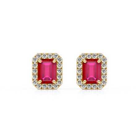 Boucles d’oreilles rubis et diamant Coup de Foudre - 2