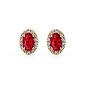 Boucles d’oreilles rubis et diamant Coup de Foudre - 3
