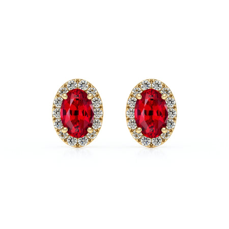 Boucles d’oreilles rubis et diamant Coup de Foudre - 3