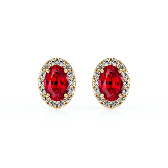 Boucles d’oreilles rubis et diamant Coup de Foudre - 3