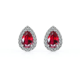 Boucles d’oreilles rubis et diamant Coup de Foudre - 4