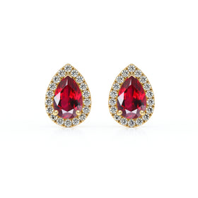 Boucles d’oreilles rubis et diamant Coup de Foudre - 4