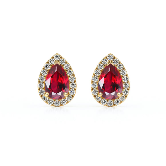 Boucles d’oreilles rubis et diamant Coup de Foudre - 4