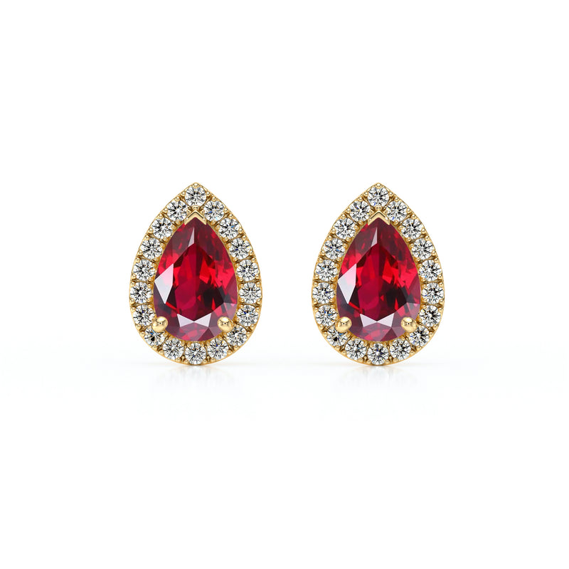 Boucles d’oreilles rubis et diamant Coup de Foudre - 4