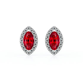 Boucles d’oreilles rubis et diamant Coup de Foudre - 5