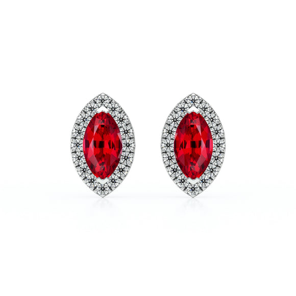 Boucles d’oreilles rubis et diamant Coup de Foudre - 5