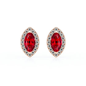 Boucles d’oreilles rubis et diamant Coup de Foudre - 5
