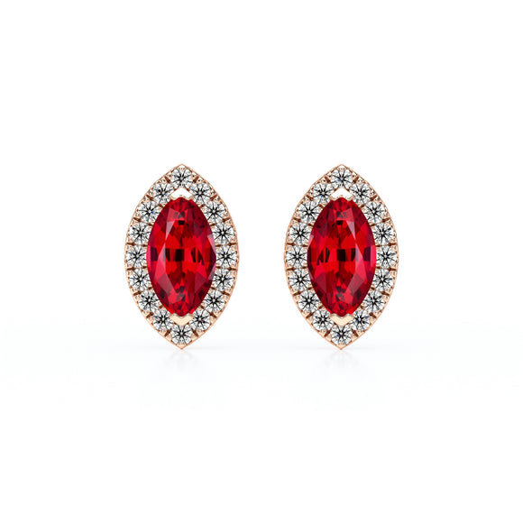 Boucles d’oreilles rubis et diamant Coup de Foudre - 5