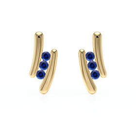 Boucles d’oreilles saphir Premier Pas - 1