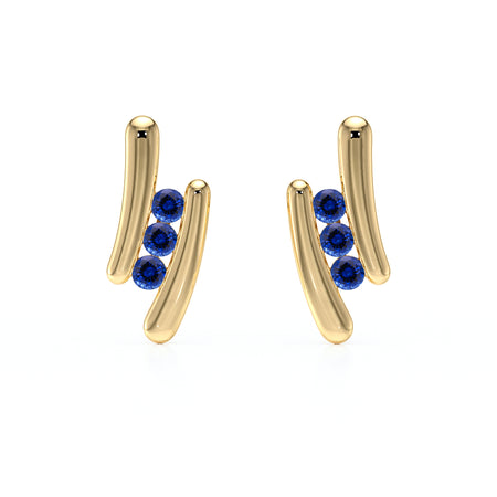 Boucles d’oreilles saphir Premier Pas - 1