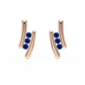 Boucles d’oreilles saphir Premier Pas - 1