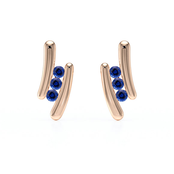 Boucles d’oreilles saphir Premier Pas - 1